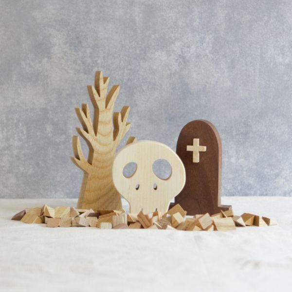 ドクロ 骸骨 オブジェ ハロウィン