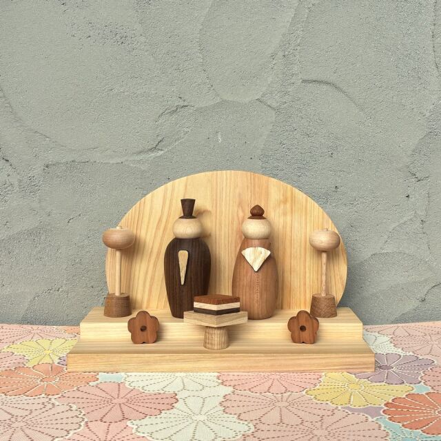 お雛様 木製 2026