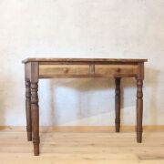 ろくろ脚デスク・引き出し付き