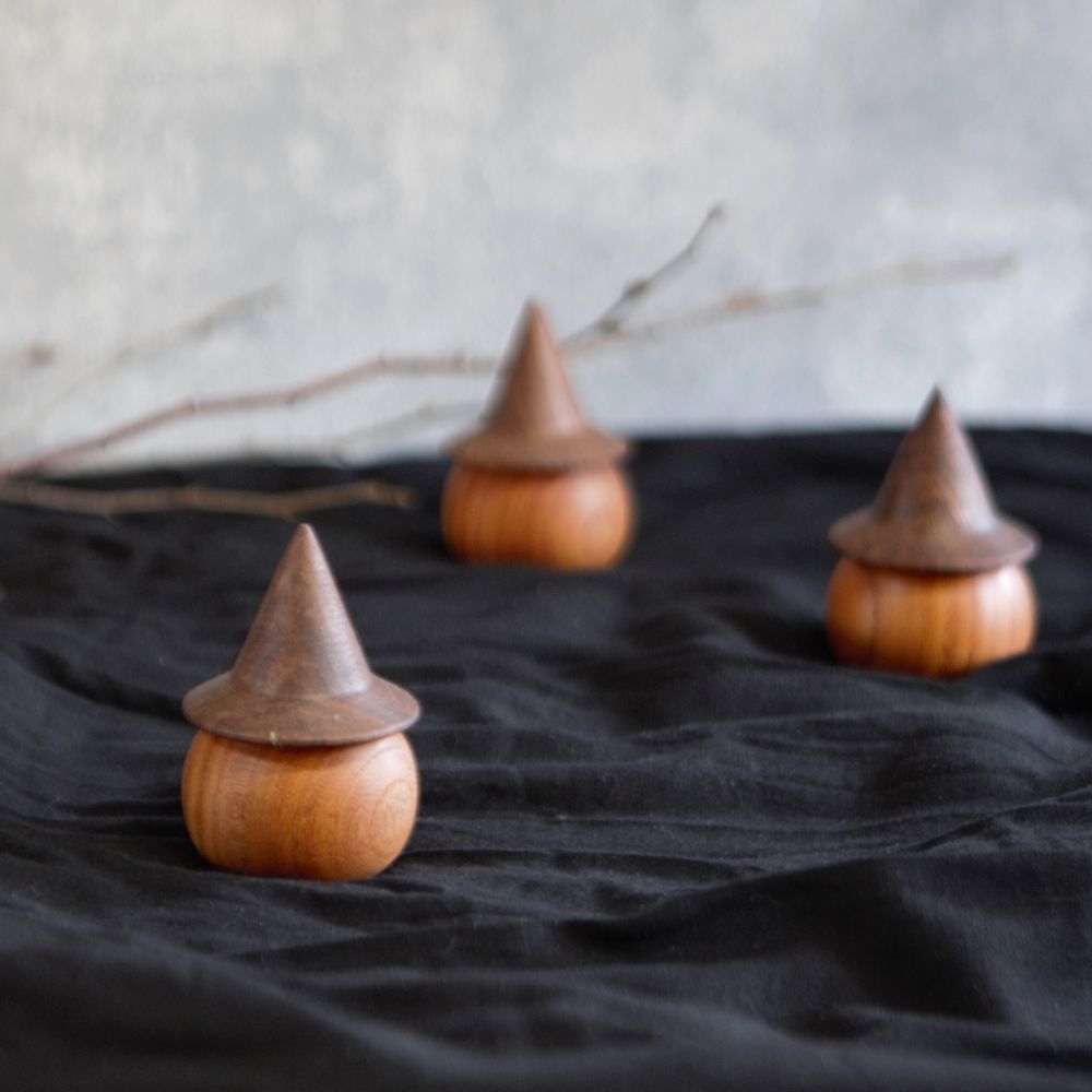 ろくろのかぼちゃ｜【期間限定販売】 ハロウィン ジャックオランタン 置物 木製 パンプキン　