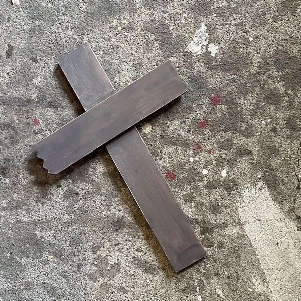 十字架 オブジェ｜ハロウィン ペイント