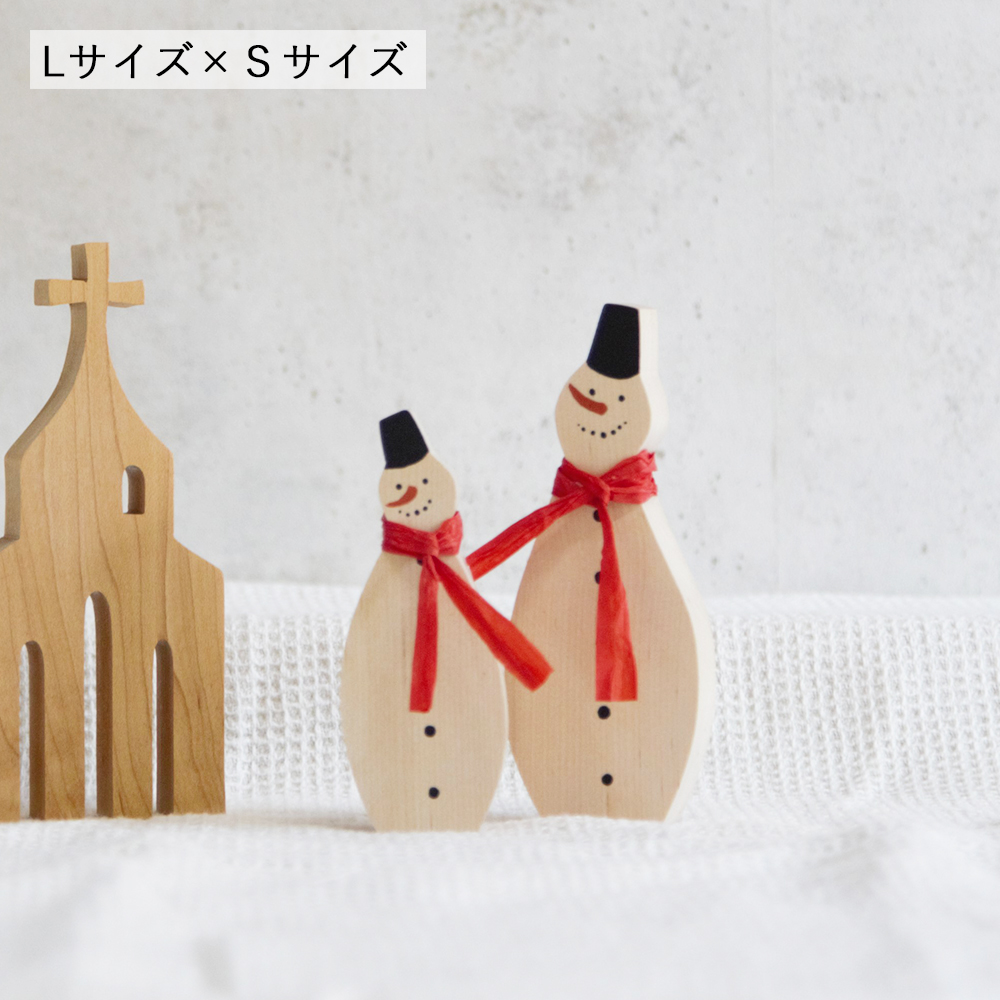 スノーマン Ｌサイズ×Ｓサイズセット