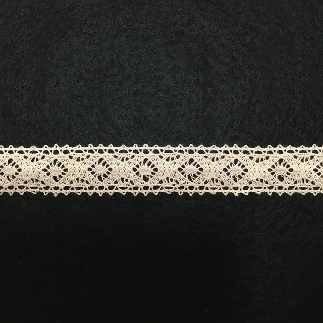 【レース】【生成り】【レターパックライト可】エンブロイダリーレース7145