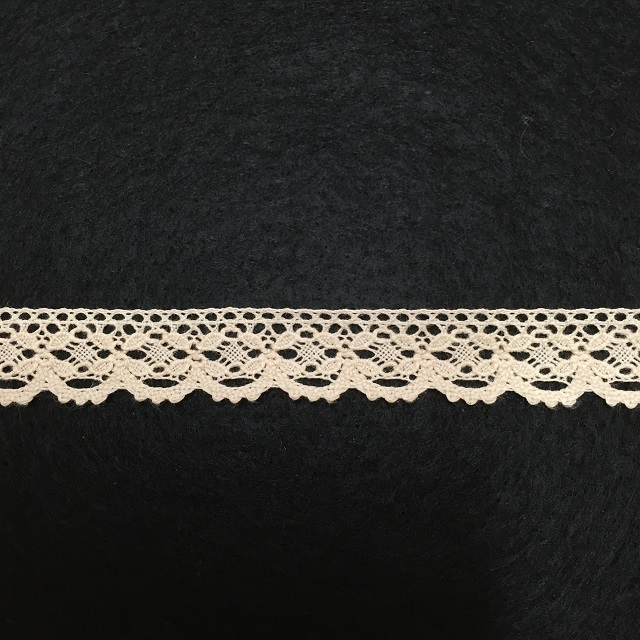 【レース】【生成り】【レターパックライト可】　エンブロイダリーレース7403