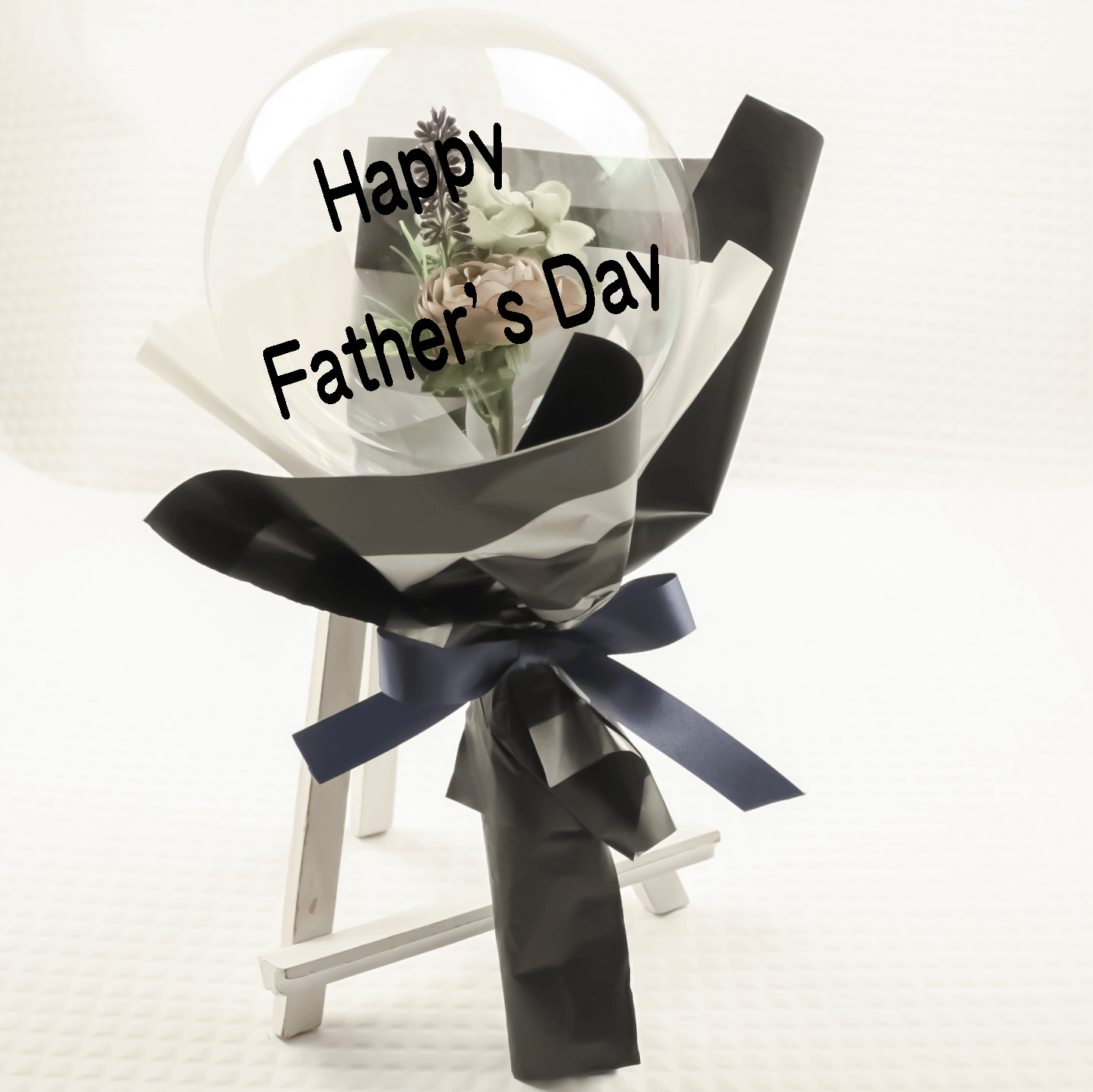 絶対オシャレシリーズ　父の日花束タイプ　「サンキューパパ束　バルーンギフト」 ｆｄ00007