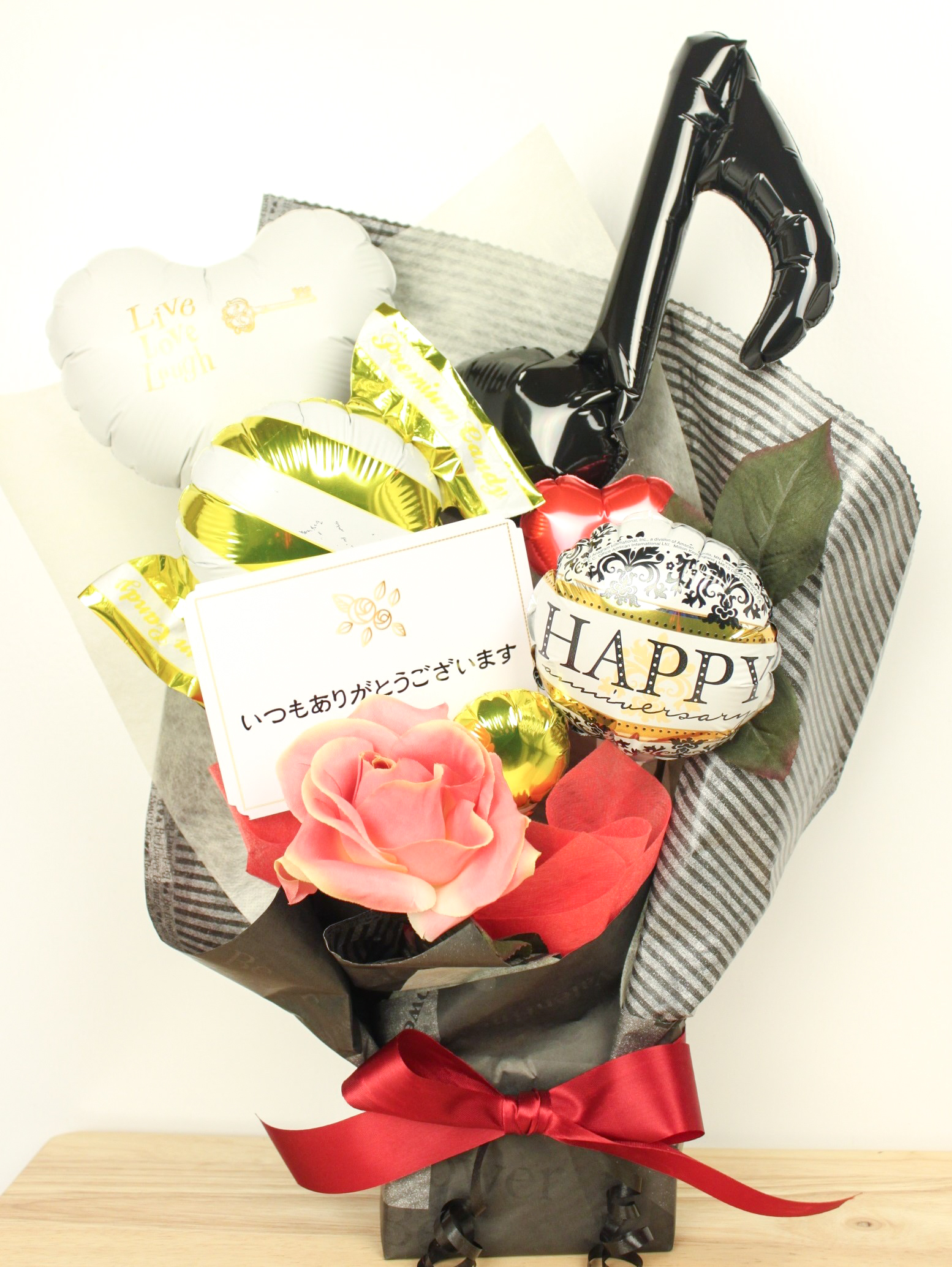 先生ありがとう！バルーン電報　「先生に送ろう、バレエ、ピアノ発表会、春のお別れに人気です」　ｐｂ0070