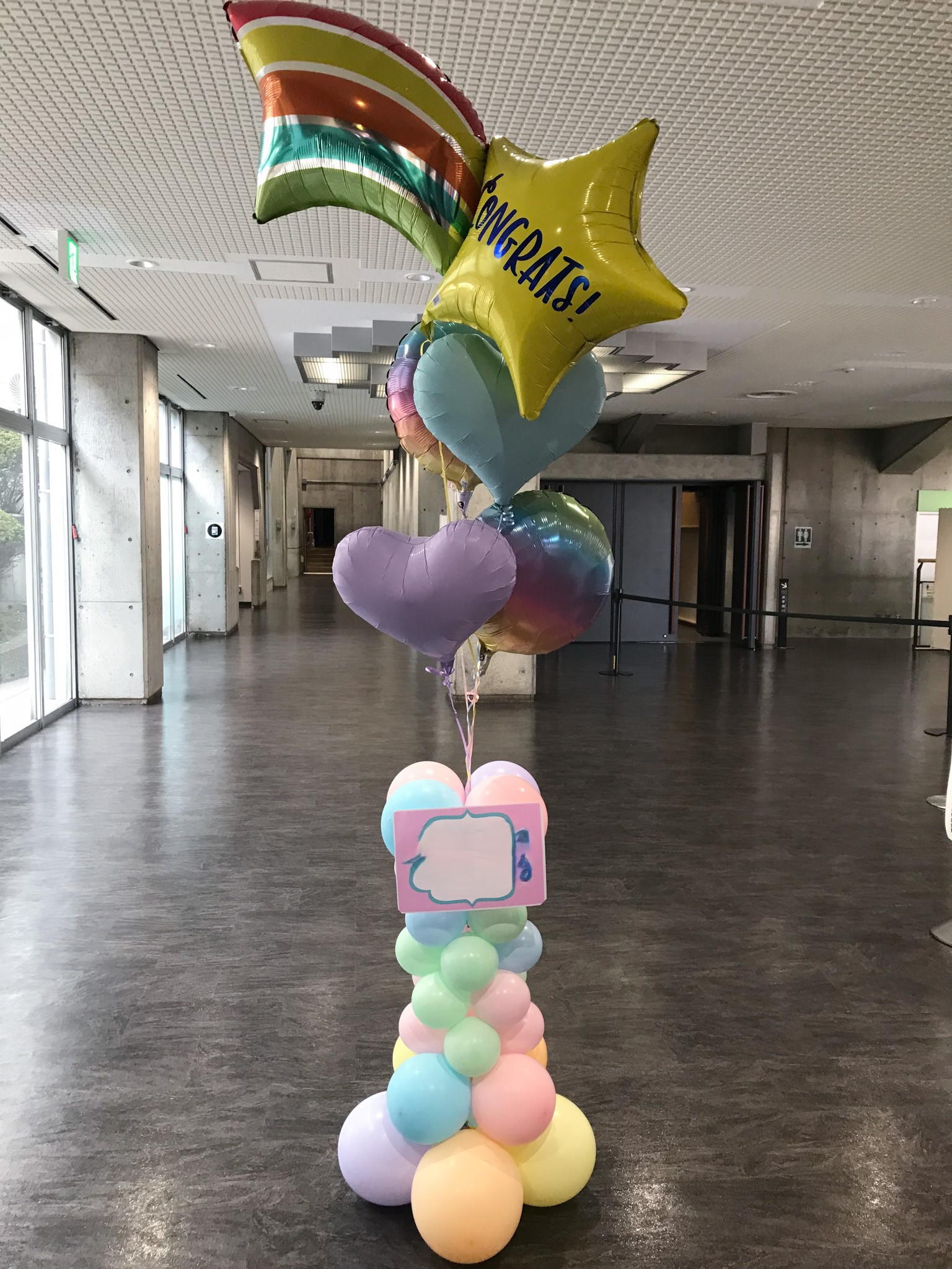 群馬県内配達無料可能　バルーンスタンド　開店祝い、発表会、周年祝いで人気　po0005