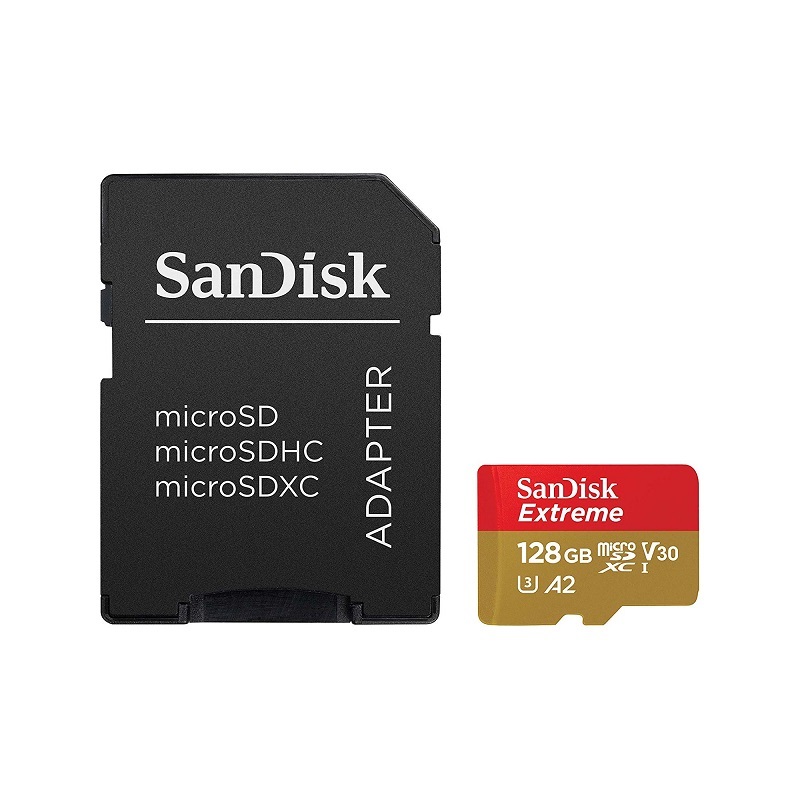 SanDisk Extreme microSDXCカード A2対応 【128GB】
