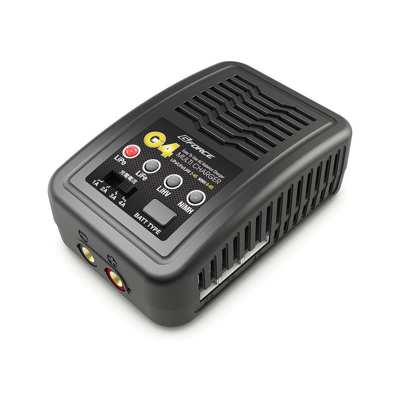 シンプル＆コンパクト AC100V用 G4マルチチャージャー（ハイボルテージリポ対応）　【G0204】