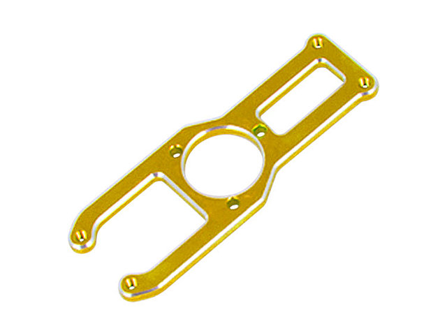 M1用 メインモーターマウント（イエロー）　【OSHM1045】