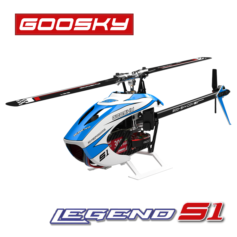 GOOSKY LEGEND S1ヘリコプター（ブルー）【未調整】【日本語説明書付】