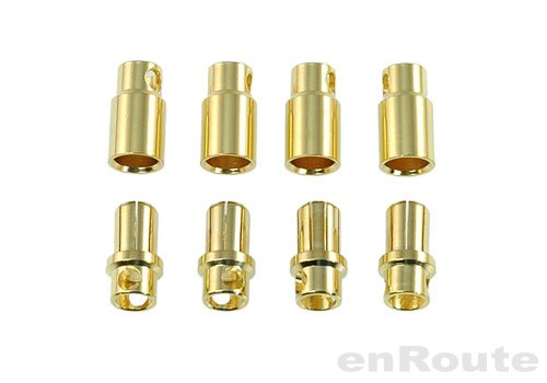 8.0mm バナナコネクター(4セット)　【EAS050】