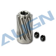 【販売終了品】550用　モーターピニオン ハス歯 11T　ステンレス製　【H55G002XXW】