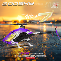 【お取り寄せ商品】GOOSKY RS7 ULTRA メイン＆テールブレード付きキット（パープル）