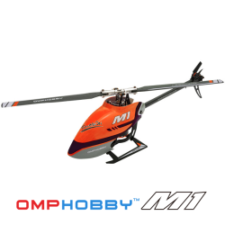 【販売終了品】OMPHOBBY M1 Futaba S-FHSS仕様（オレンジ）完成機　【バッテリー1個・各種スペアパーツ・日本語説明書付属】