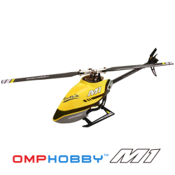 【販売終了品】OMPHOBBY M1 Futaba S-FHSS仕様（イエロー）完成機　【バッテリー1個・各種スペアパーツ・日本語説明書付属】