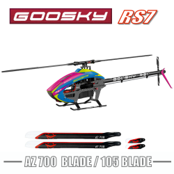 【お取り寄せ商品】GOOSKY RS7(ピンク) AZローターブレード付キット【BAF040004】