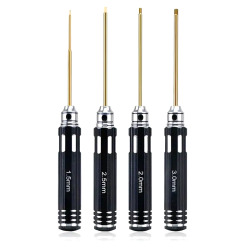 六角ドライバーセット（1.5mm/2mm/2.5mm3mm）