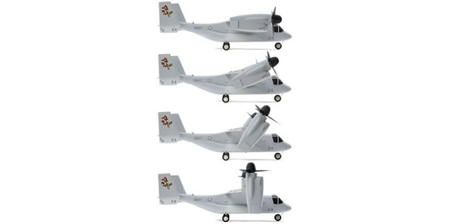 垂直離着陸可能！ V-22 オスプレイ VTOL BNF Basic（DXe送信機と