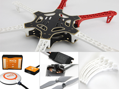 DJI F550スーパーコンボ NAZA-M V2(GPSジャイロ) + スキッド DJI F550スーパーコンボ NAZA-M V2(GPSジャイロ) + スキッド