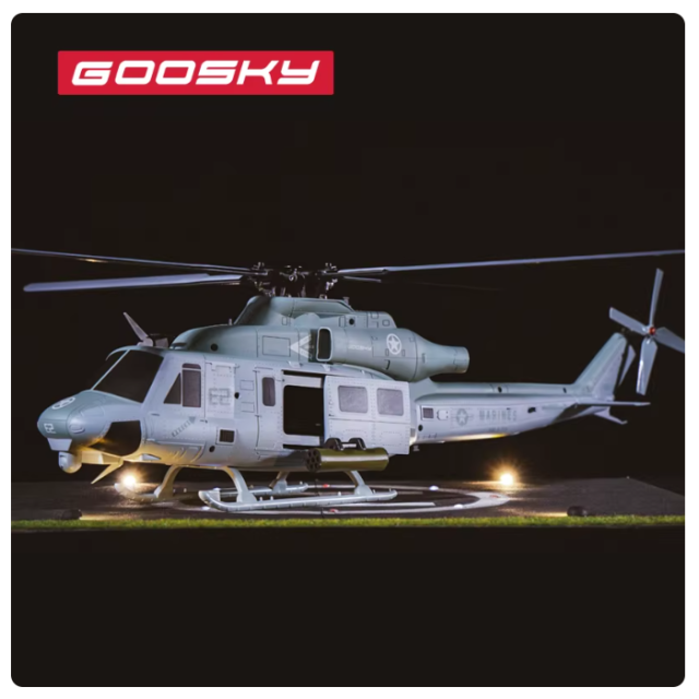 デビュー特価！ GOOSKY LEGEND E2（UH-1Y）BNFセット【BAF050001】