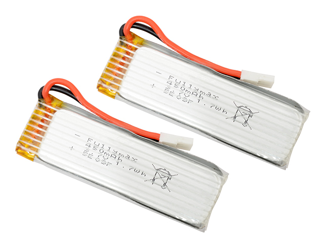 K110/K110S Li-Poバッテリー 3.7V 450mAh（2個セット）【XKK110-005】