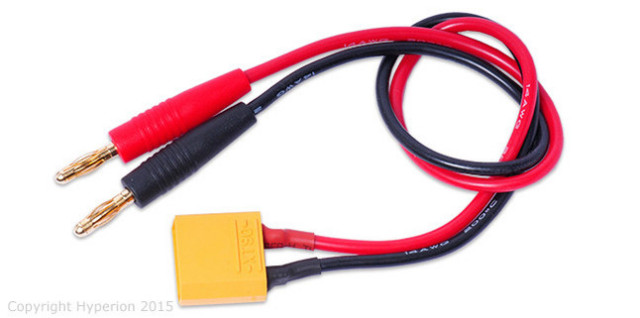 XT90コネクター用充電ケーブル 【AM-CC04】