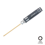 RS4やTB40のスピンドルなどに　六角ドライバー 2.5mm（単品）