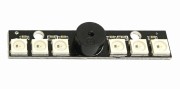RGB 6 LEDボード 5V WS2812B /ブザー付き　【HP-FPLED2812ALM】