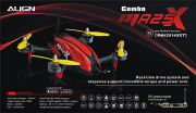 【販売終了品】ALIGN MR25X レーシングクワッド コンボ（120度 固定カメラ仕様）　【日本語説明書付属】【RM42514XXW】
