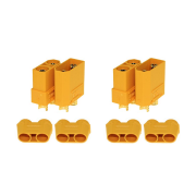 XT90大型コネクター オス・メス（エンドキャップ付き　2組セット）　【AEST1337】