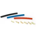 HOBBYWING ゴールドコネクター 4.0mm 耐熱チューブセット [オスメス3ペア]