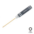 RS4やTB40のスピンドルなどに　六角ドライバー 2.5mm（単品）