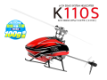 Futaba S-FHSS送信機とバインドして飛ばせる！　XK K110S プロポレスパッケージ（ハイテック版 日本語説明書付属）※飛行重量100g未満