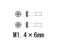 M1用 メインローターハウジング固定用ビスセット（プラスネジ仕様）　【OSHM1011】