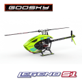 Futaba S-FHSS送信機とバインドして飛ばせる！　高性能6軸ジャイロ搭載 GOOSKY LEGEND S1ヘリコプター（グリーン）【日本語説明書付】