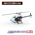 Futaba S-FHSS送信機とバインドして飛ばせる！　高性能6軸ジャイロ搭載 GOOSKY LEGEND S1ヘリコプター（ホワイト）【日本語説明書付】