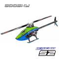 Futaba S-FHSS送信機とバインドして飛ばせる！　高性能6軸ジャイロ搭載 GOOSKY LEGEND S2ヘリコプター（ハイテック正規日本仕様）ブルー＆グリーン【BAF000003】