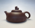 【宜興紫砂壺】麒麟壺【張　泉林】