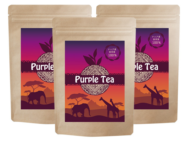 特価）3袋 クレンズパープルティー（紫茶） 90g【30%OFF】 - ハー