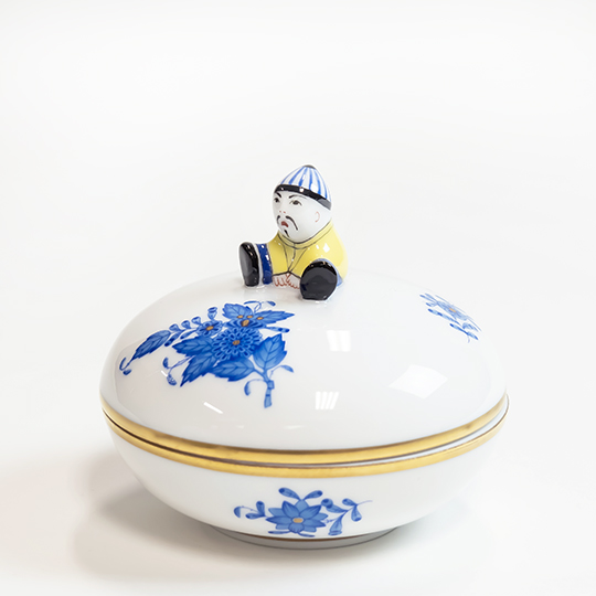 アポニー・ブルー] ラウンドボックス スワリコミマンダリン