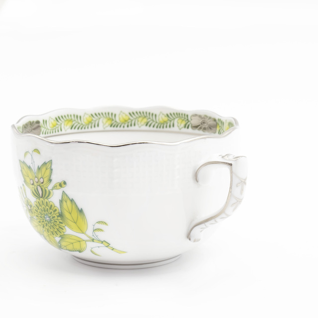 期間限定お値下げ！ヘレンド　アポニー・キーライムグリーン　レモン　マルボンボン アポニー・キーライムグリーン] ティーカップ&ソーサー