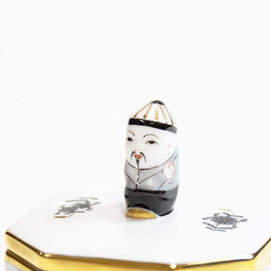 アポニー・ブラック] ハチカクボックス(L)マンダリン