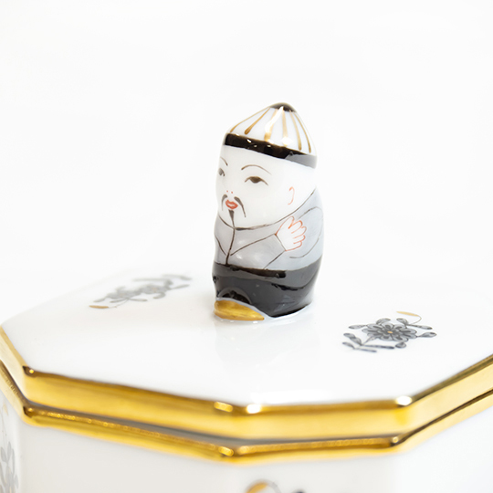 アポニー・ブラック] ハチカクボックス(L)マンダリン