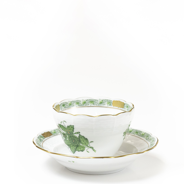 アポニー・グリーン] オリエンタルカップ&ソーサー