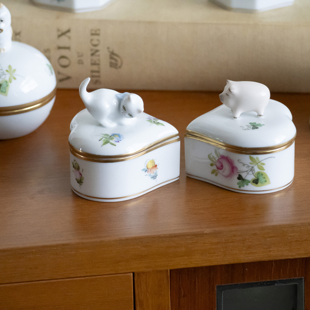 ミルフルール] ハートボックスL ネコ