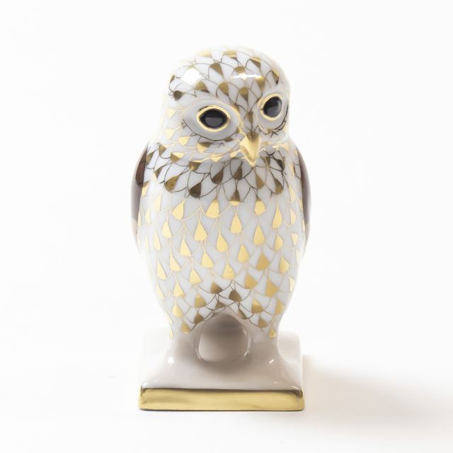 ※3000個限定品　HEREND ヘレンド　世界のふくろう　『アテナのふくろう』 世界のふくろう] アテナのふくろう