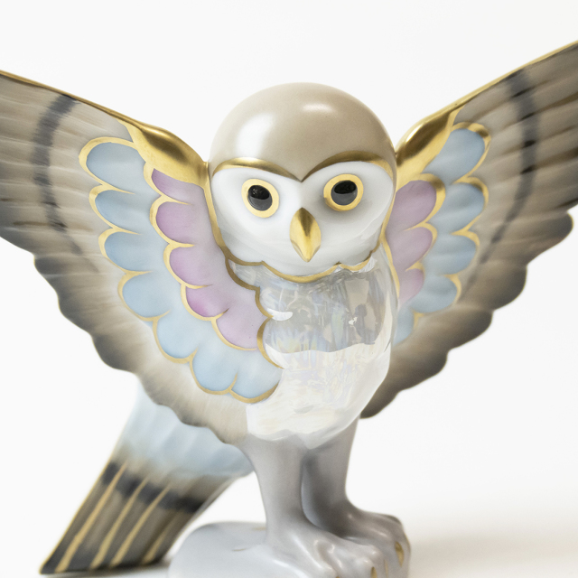 限定品 ヘレンド 世界のフクロウ シェイクスピア・中国 箱付き 限定品