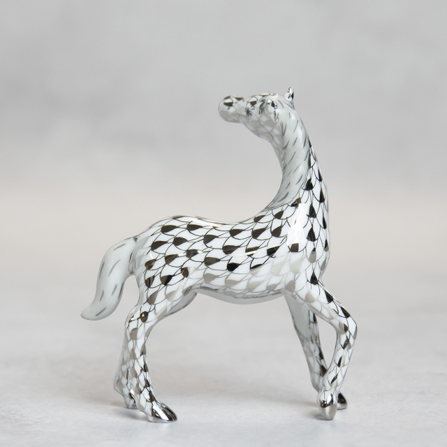 干支置物・うま（プラチナ）