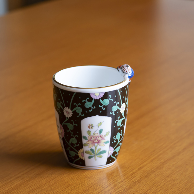 HEREND ヘレンド　西安の黒　29cm透かしディッシュ トレイ　マンダリン HEREND ヘレンド 西安の黒 29cm 透かしディッシュ トレイ